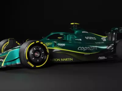 F1 2022 Aston Martin Livery Low-poly 3D model