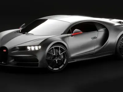Bugatti Chiron Sport 2021 Noire Premium 3D model