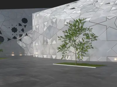 Sheikh Jaber Cultural Centre 3D model