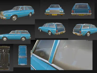 Car Wagon 3D model