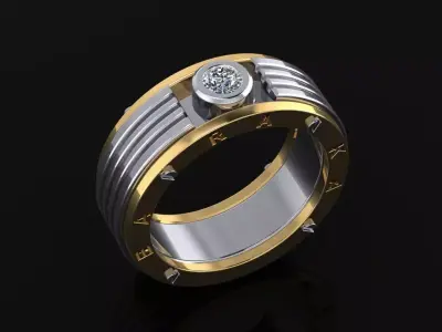 Man Ring 10 3D print model