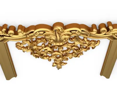 Classic decor ornament 296 3D model