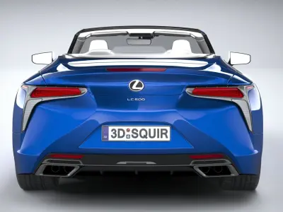 Lexus LC 500 Convertible 2021 3D model