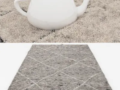 Rugs No 499 Low-poly 3D model