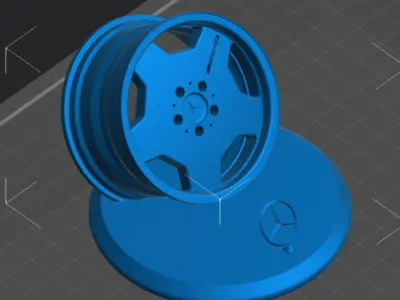 Mercedes-Benz AMG AERO 2 RIM 3D STL MODEL PRINTABLE Free 3D print model
