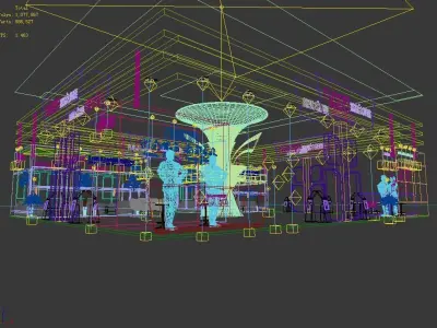 Exhibition - Area - 13X15-3DMAX2012-04 3D model