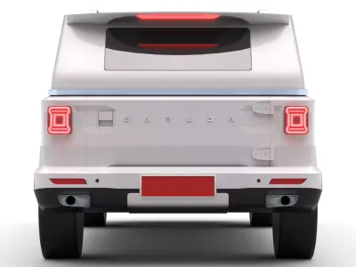 Maung Garuda Low-poly 3D model