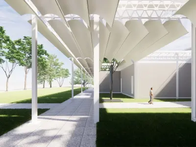 Menil Collection Entire Building 3D model