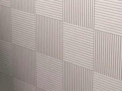 Plaster Wall Panel 3D model