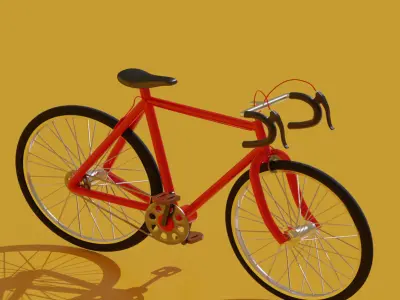 bicycle 3D model from CGTrader - Textured