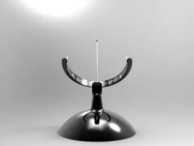 Garden Sun Clock Free 3D model