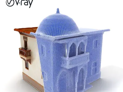 Traditional Indian House Model Pack Low-poly 3D model