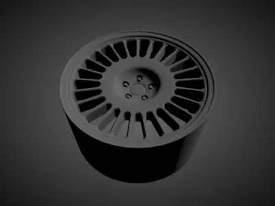 VOSSEN MLR-1 scalable and printable rims 3D print model