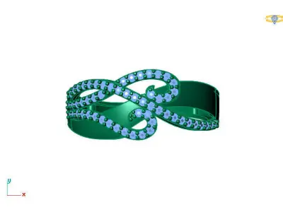 Women Ring 3DM Womens Ring 3d models 3D print model 3D print model 66