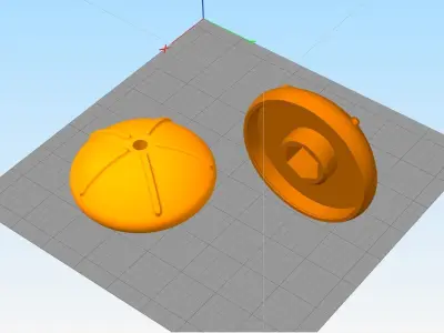 Dacia Renault Sandero logan stepway shock absorber nut cover 3D print model