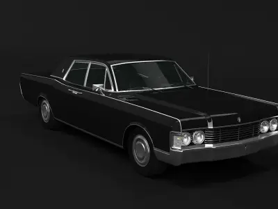 Lincoln Continental 1968 3D model