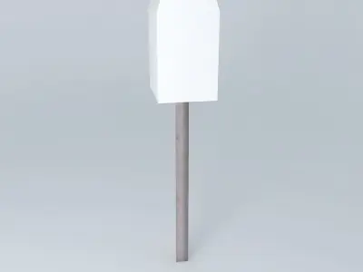 Small Australian Post Box Free 3D model