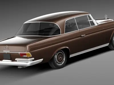 Mercedes-Benz 300SE W112 Coupe 3D model