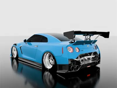 CUSTOM NISSAN GTR R35 NISMO 3D model