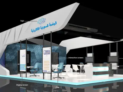 booth exhibition  3D model