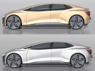 Audi Aicon 2017 3D model