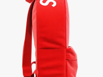 Supreme decorative set red 3D model