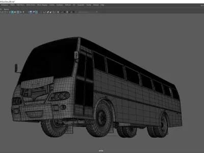 Bus 3D model P8000 BMR Classic 3D model
