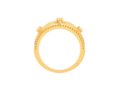 DIAMOND RING 3D print model 17