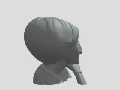 woman head 3D print model