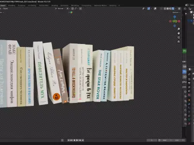 book for decor 3D model