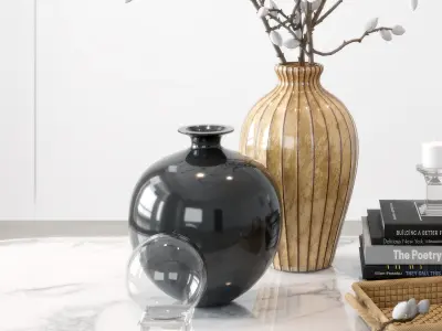 Modern vase decoration 3D model