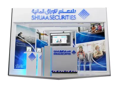  Booth Exhibition Stand a382a 3D model
