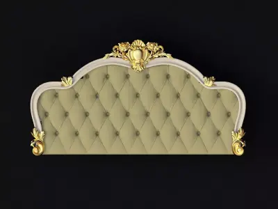 bed headboard 3D model purchase