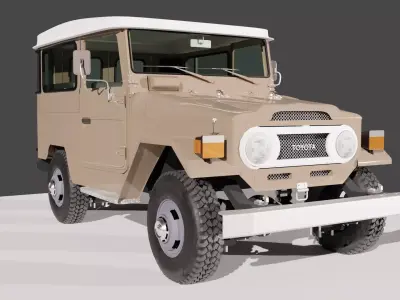 Toyota fj40 Landcruiser 3D model