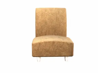 Sofa Chair Low-poly 3D model