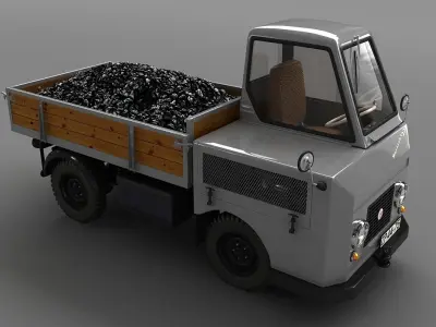Multicar M22  1964 Kohle 3D model