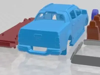 Chevrolet S10 DoubleCab High Country 2020 Printable Car 3D print model