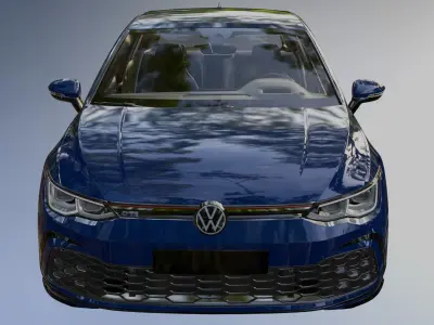 Volkswagen Golf 8 GTI 3D model