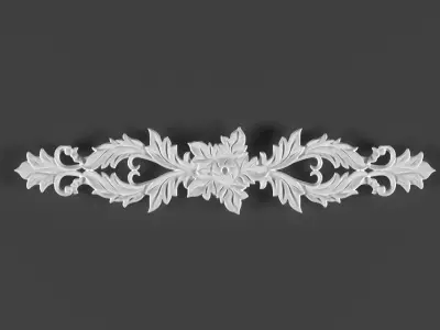 8 ornamental classic decoration 3d model kitbash vol 11 3D model