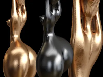 woman sculpture 3D model