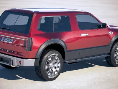 Generic 4x4 car 2018 3D model