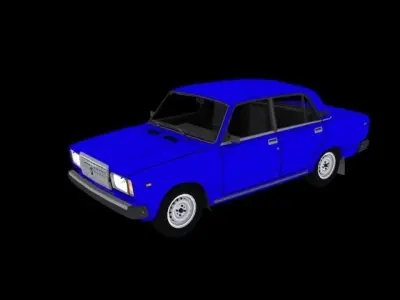 VAZ-2014 car Free 3D model