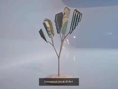 Conceptual shrubs Collection S1