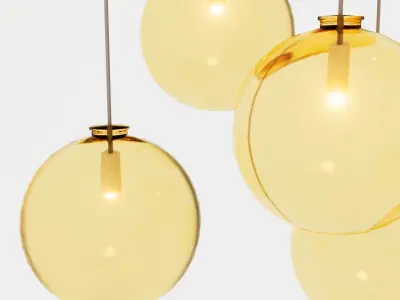 Hanging Ceiling Lamps 3D model