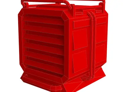 Generator Sci Fi 3d model Low-poly 3D model