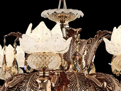 MD 89350-8-2 Osgona Chandelier 3D model