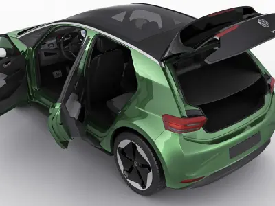 VW ID3 2024 3D model