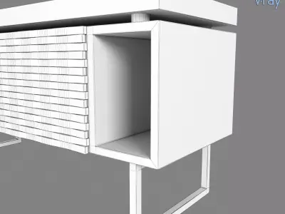 Wavy Sideboard 3D model
