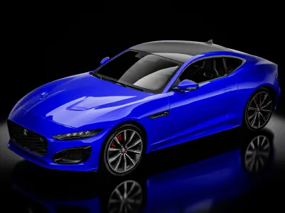 Jaguar F-Type Luxury Sports car 3D model