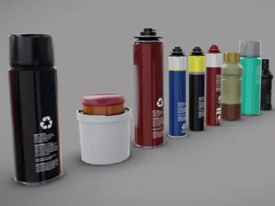 Tools Pack 10 Low-poly 3D model